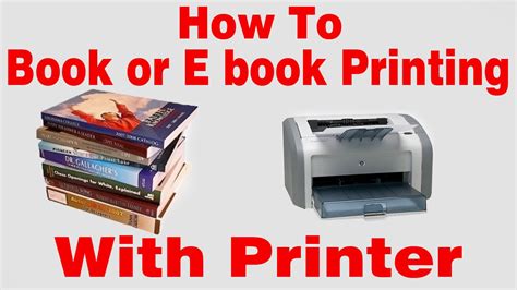 how to print out a book