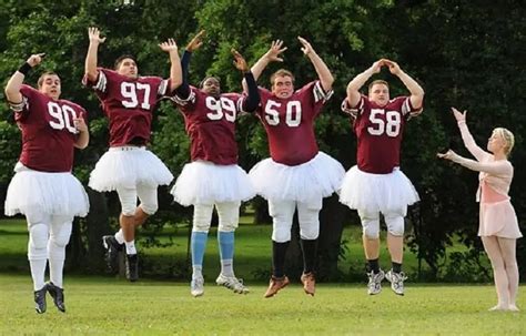 what percentage of football players take ballet? Do they secretly wish to be ballerinas?